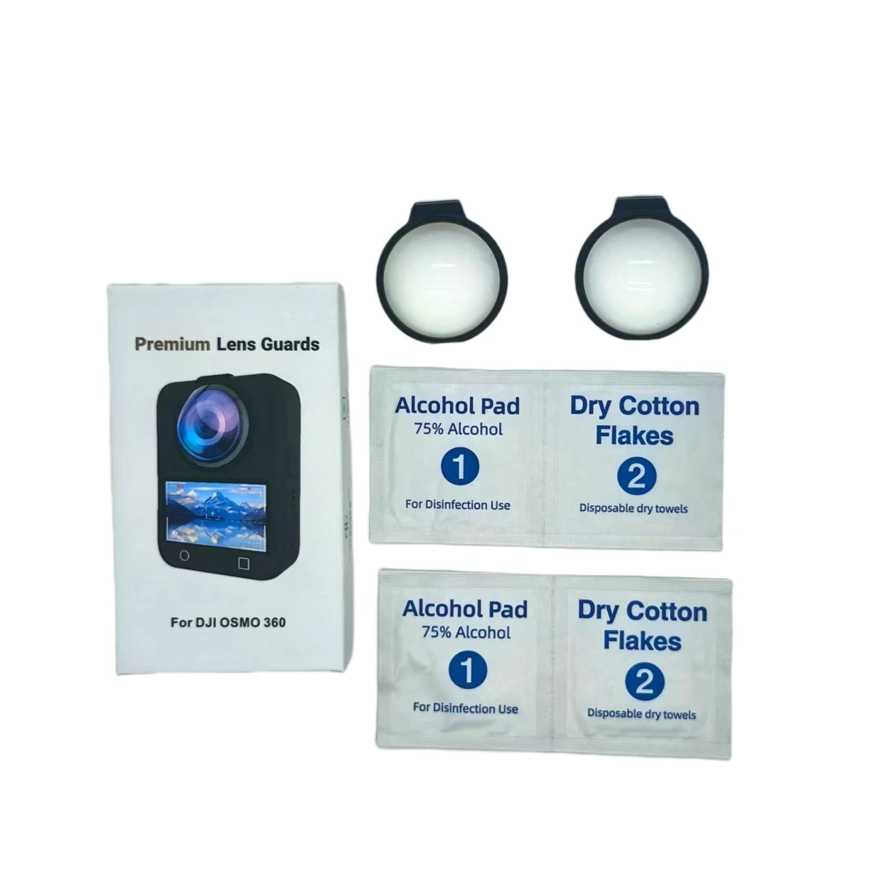 

Suitable For DJI OSMO 360 Panoramic Sports Camera Advanced Glass Protective Mirror Anti Scratch And Anti Drop Accessories