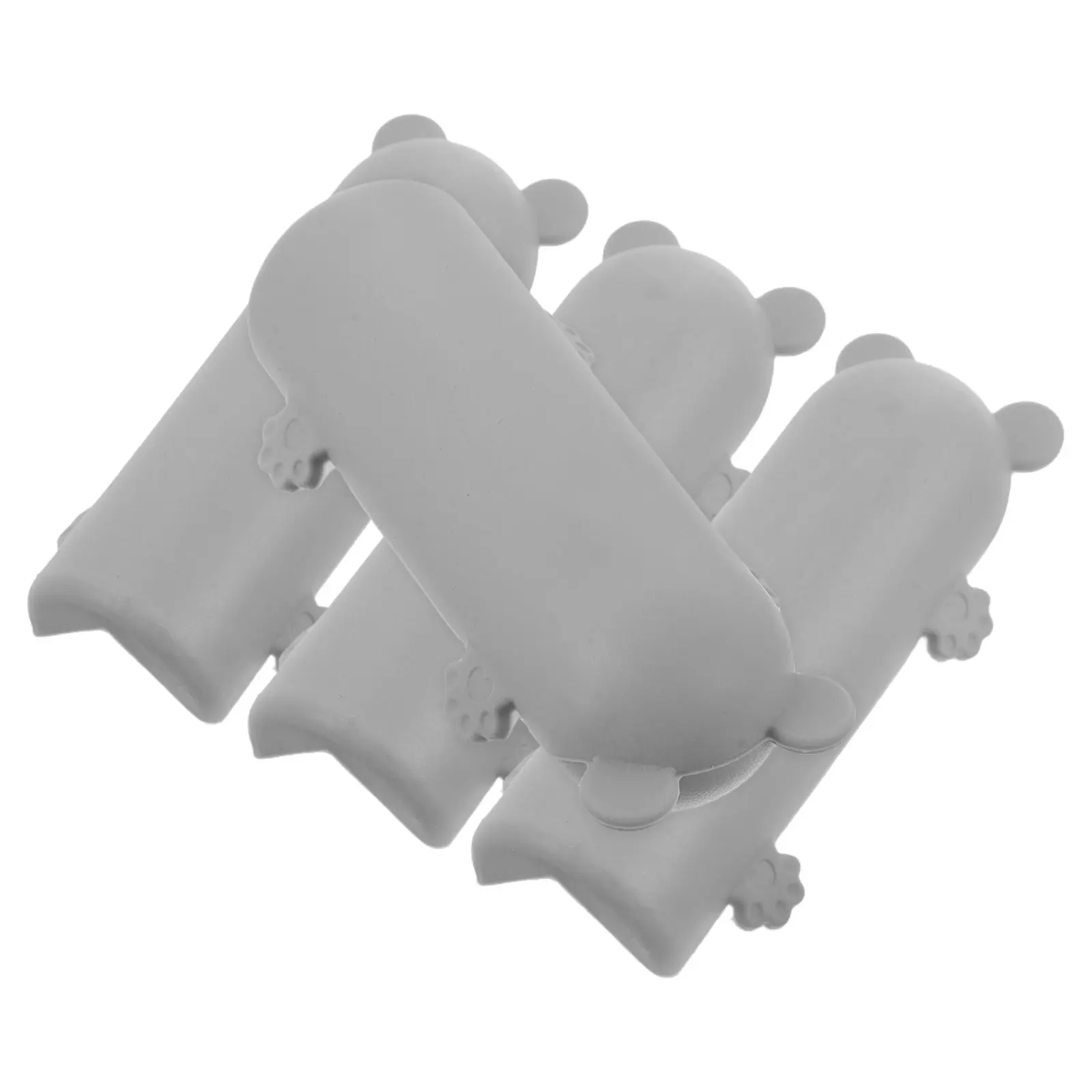 

4Pcs Soft Silicone Corner Guards Babyproof Furniture Corner Protectors Cute Design Easy Install Edge Protectors for Coffee