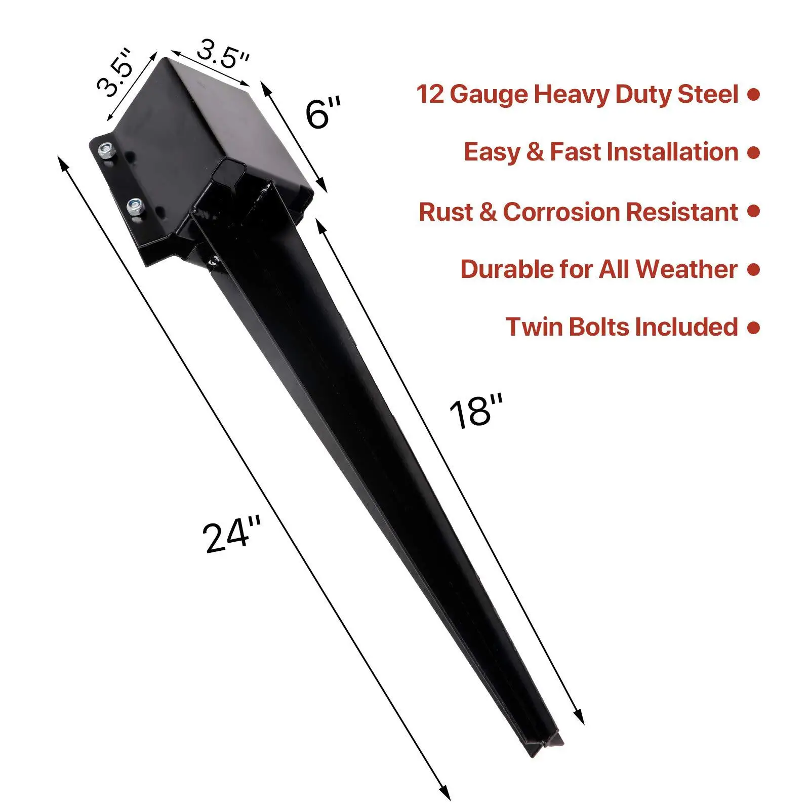 

#Cross-border for Carbon Steel Fence Base Support Frame Pillar Base Stake Stable Courtyard Fence Accessory Bracket