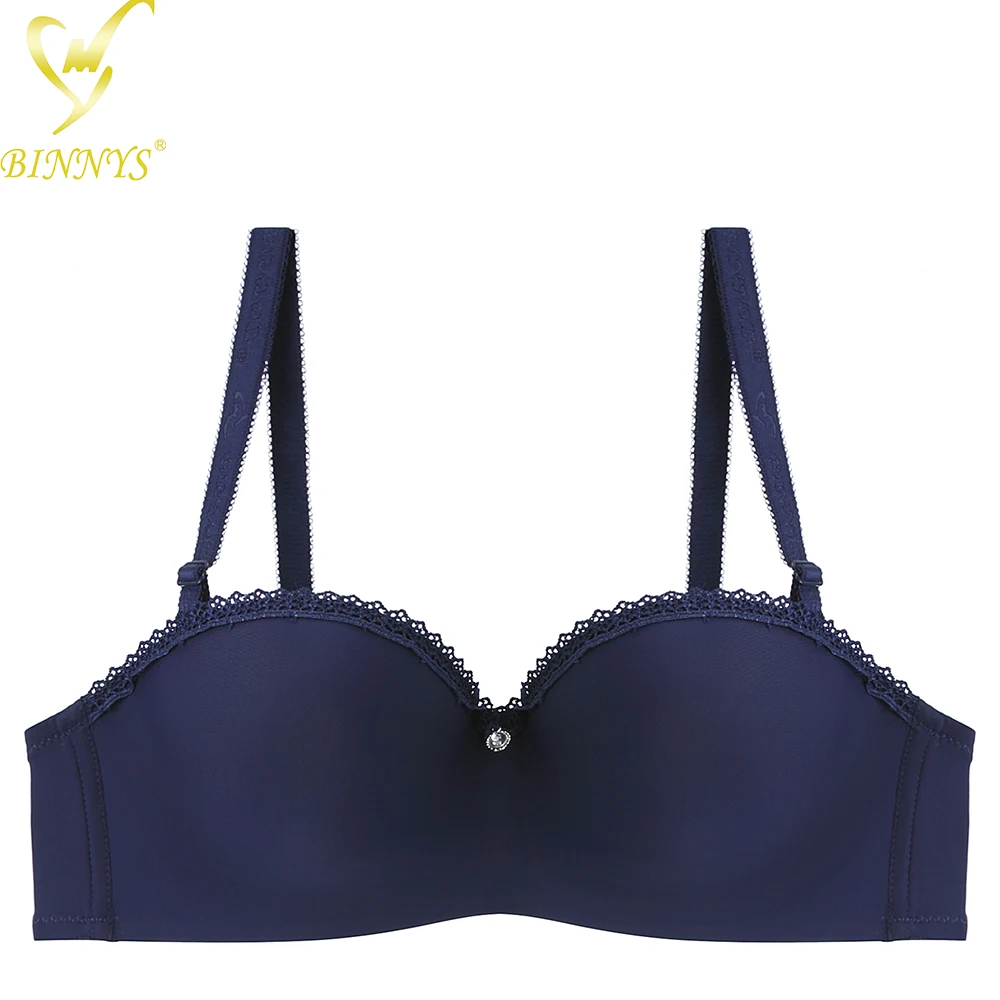 

BINNYS B Cup Women Bra Half Cup Bra High Quality Women Solid Nylon Breathable Underwire Ladies Bras Wholesale