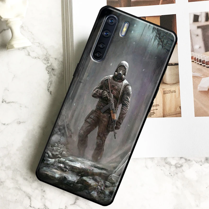 Stalker Clear Sky Case For OPPO A96 A76 A77 A78 A74 A94 A5 A9 A31 A53 A52 A72 A91 A93 A15 A16 A17 A57s A54s