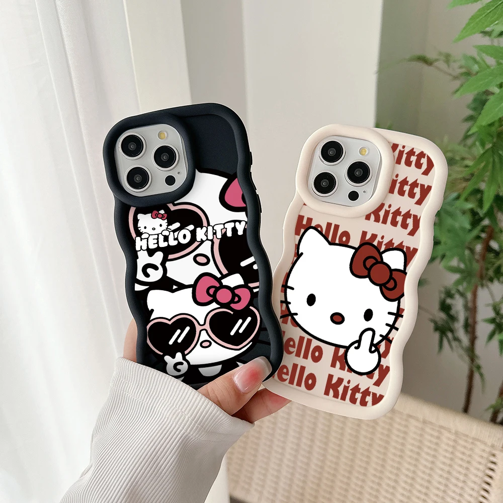 Милый чехол для телефона с аниме Hello kitty для Xiaomi Redmi A1, A2, 8, 8A, 9C, 9T, 10C, 12C, 13C, Poco X3, X5 Pro Plus, 4G, 5G, мягкая задняя крышка из ТПУ