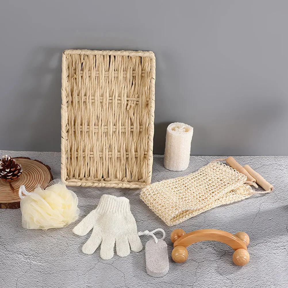 

Bath Tool Gift Set Body Scrubber Kit Foot Reusable Bathing Tools Skin Care Accessories Exfoliating Bath Scrubber Foot