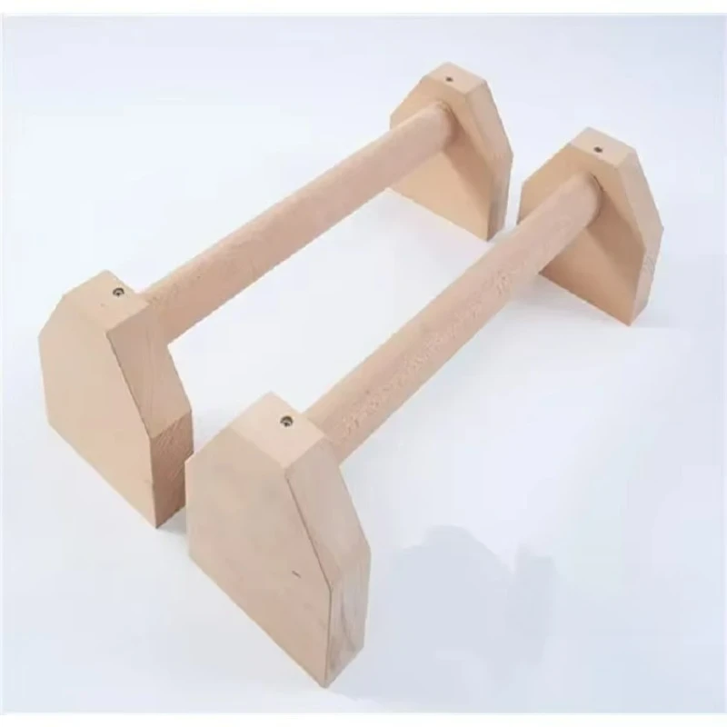 

High-Quality Wooden Push Up Bar Stable Parallettes For Home Fitness And Exercise Support