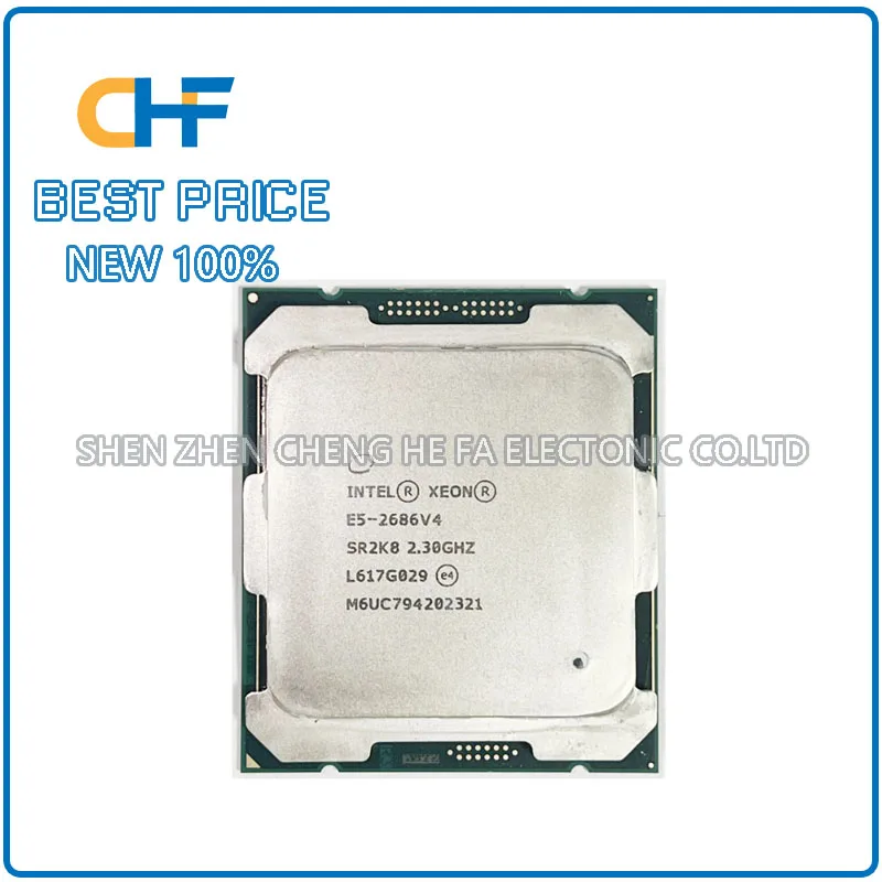 

E5 2686V4 18 Core 36 Thread 2.3GHz 145W LGA2011-3 45MB interface CPU processor E5-2686V4