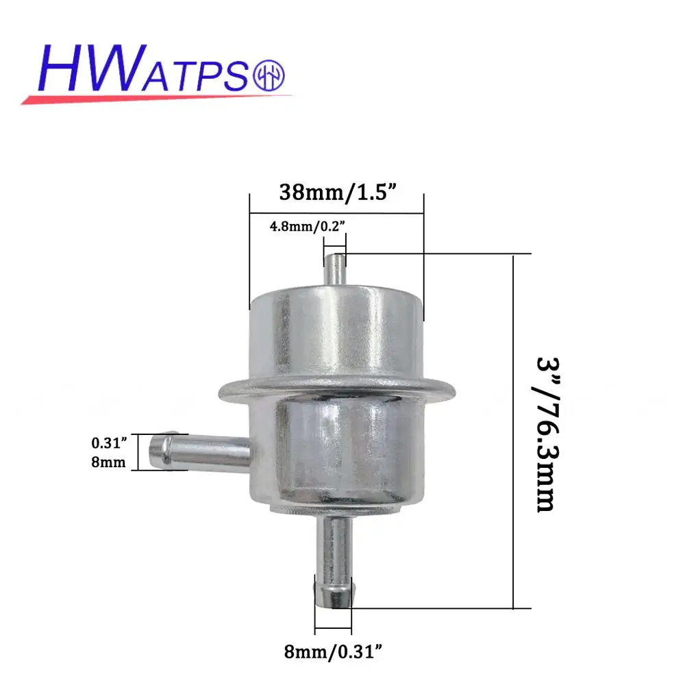 OE: 7700727766 Fuel Pressure Regulator For Opel Calibra Kadett E Vectra Frontera Omega A Ascona C 2.5 Bar 90166629 90128848