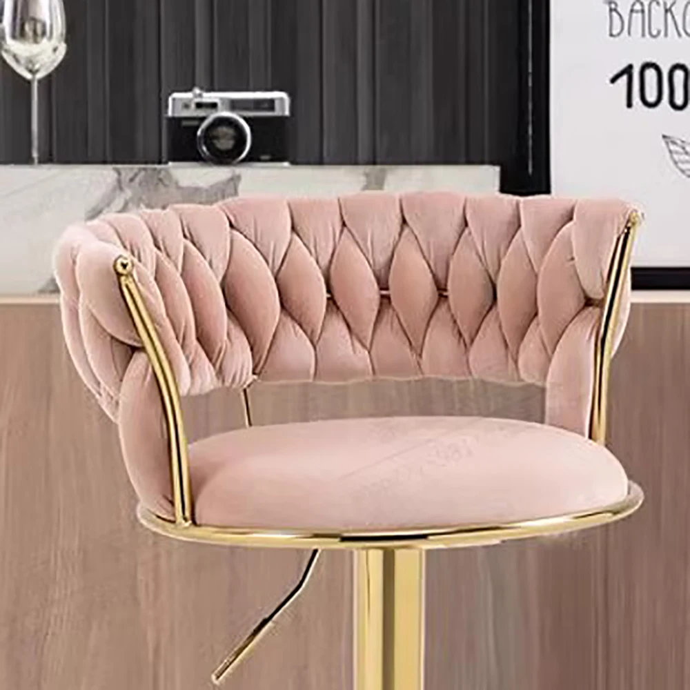 Conjunto de 2 cadeiras de bar com apoio de braço, luxuosas, modernas, com altura ajustável, design, moderno, ergonômico, móveis para sala de estar