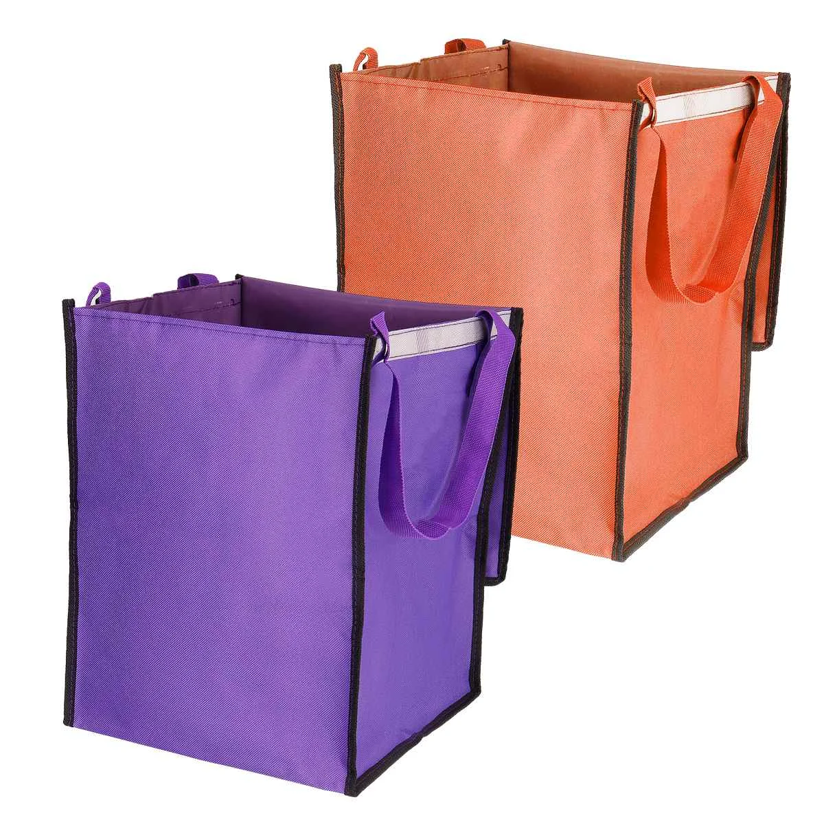 Imagem -03 - Compras Trolley Bolsa com Rodas Portátil Folable Tote Mercearia Bolsas Rolling Organizer Carrinho