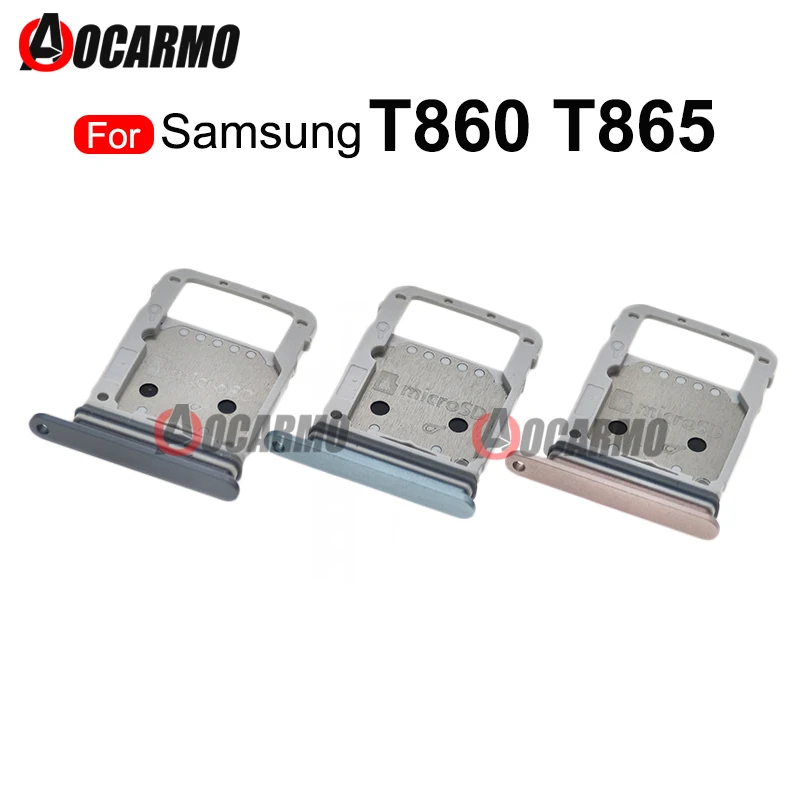 For Samsung Galaxy Tab S6 10.5'' SM-T860 T865 TB67U SIM Card Micro SD Holder Tray Slot Replacement Parts