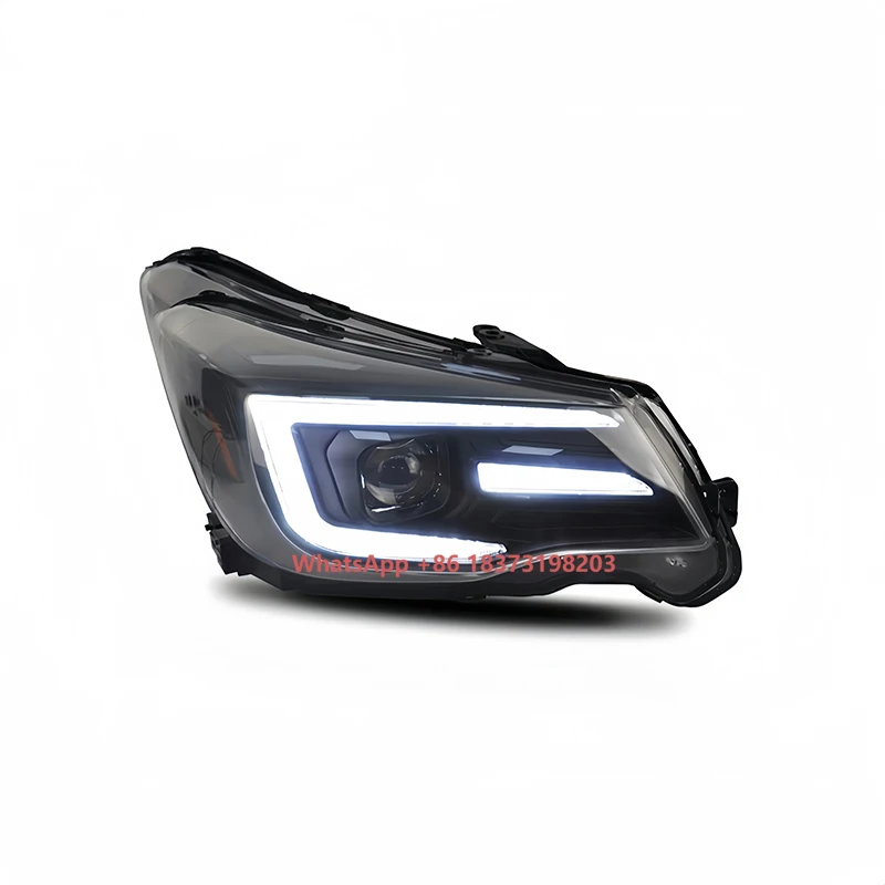 

Автомобильный Стайлинг Фара для Subaru Forester Светодиодные фары 2013-2018 Новые светодиодные фары Angel Eye DRL Hid Bi Xenon Автоаксессуары