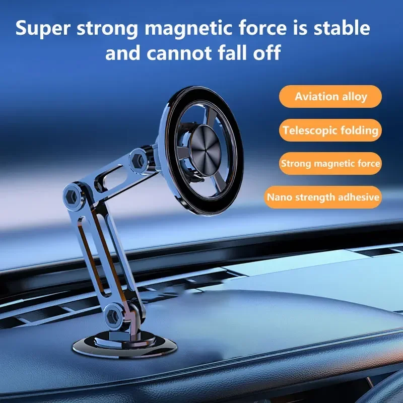 

Super Magnetic Car Phone Holder for 720 Rotate Cellphone Stand Vent Magnet Mount Support for IPhone 12 14 15 16 Samsung Xiaomi