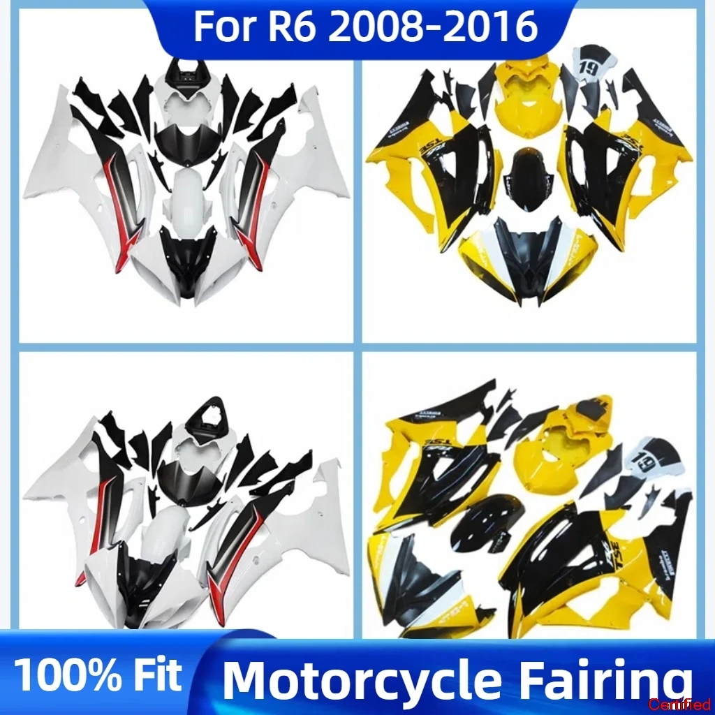 

Complete set Fairing Set Body Kit fit Plastic For Yamaha YZFR6 YZF-R6 YZF R6 2008 2009 2010 2011 2012-2016