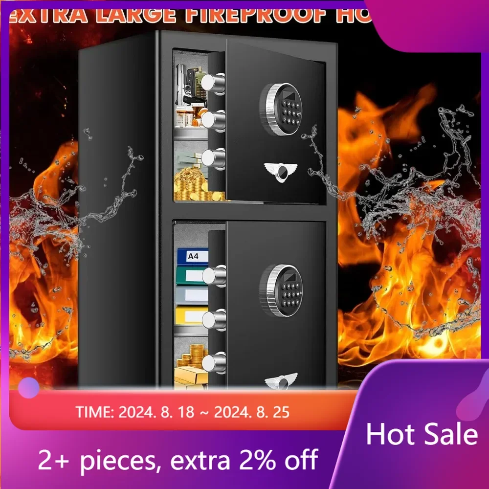 

Heavy Duty Digital Security Safe With [Hidden Compartment] Office Supplies File Cabinet Built-in Cabinets for Living Room Safes