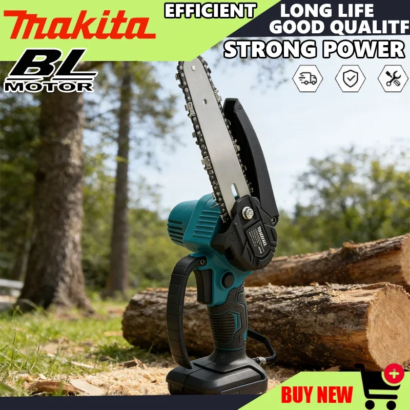 

Электрическая цепная пила Makita 6 дюймов, ручная портативная пила для распиловки древесины, садовая пила для обрезки деревьев, для аккумулятора 18В