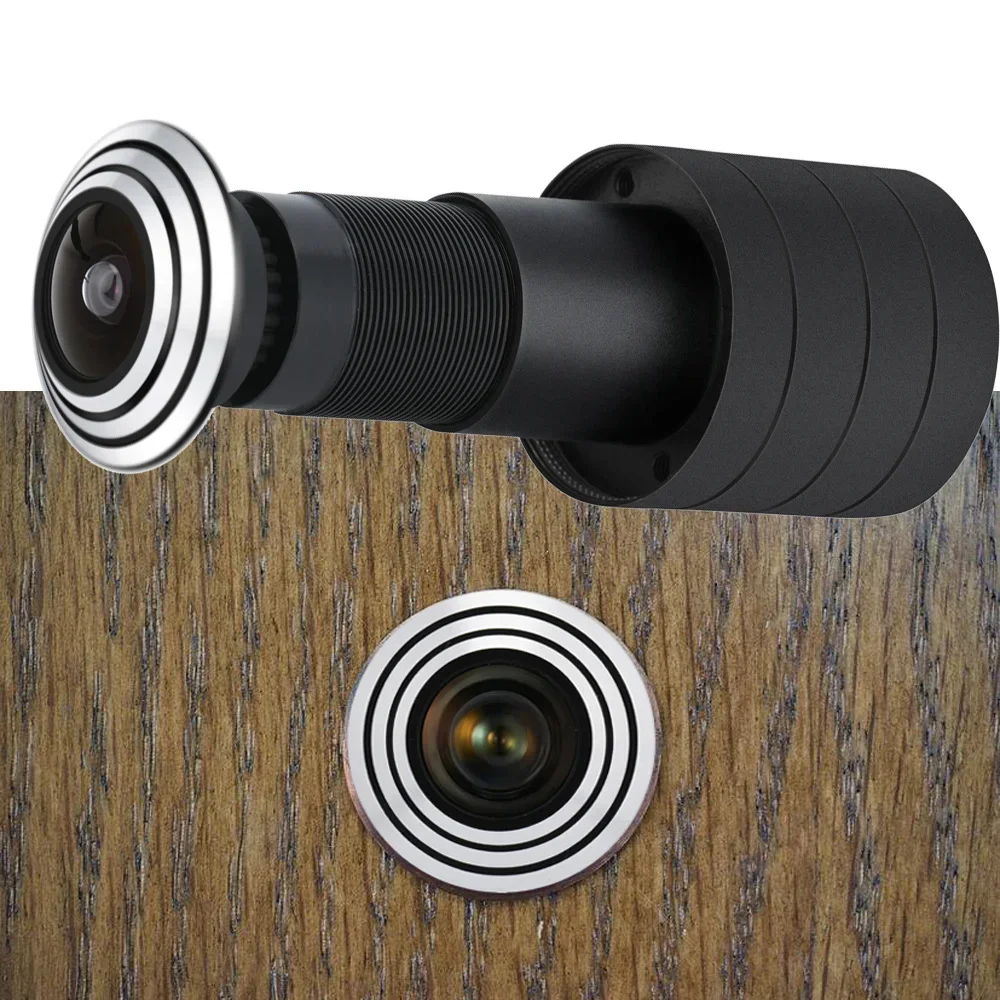 Door Eye Camera Mini Peephole Door WifI IP Camera 1.6MM Wide Angle 2 Way Audio Build-In Speaker TF Card Slot