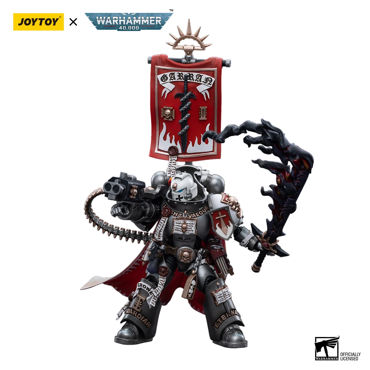 

[Pre-order]JOYTOY Warhammer 40K 1/18 Action Figure Grey Knights Castellan Crowe Anime Model