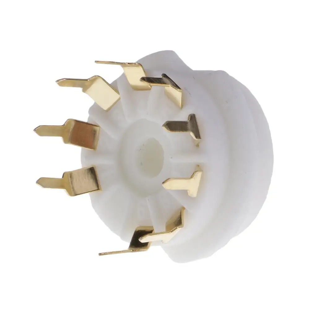 

9-контактная розетка для монтажа на печатной плате GZC9-B-G для 12AX7,12AT7,6922