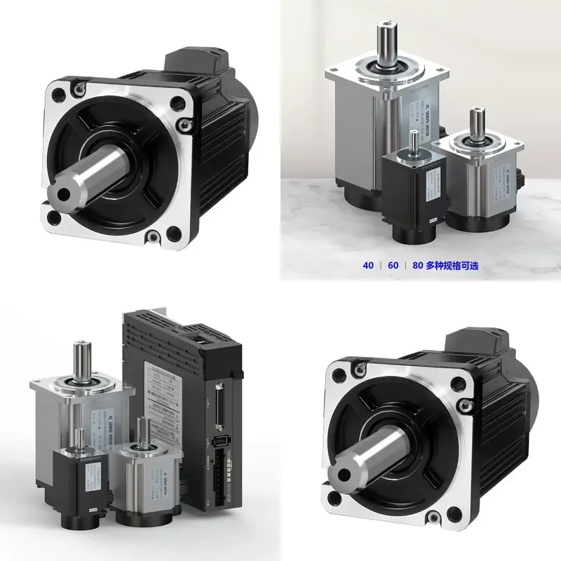 for 60 80 110 130 AC Servo Motor Driver Set Permanent Magnet Synchronous Motor 200W 400W 750W