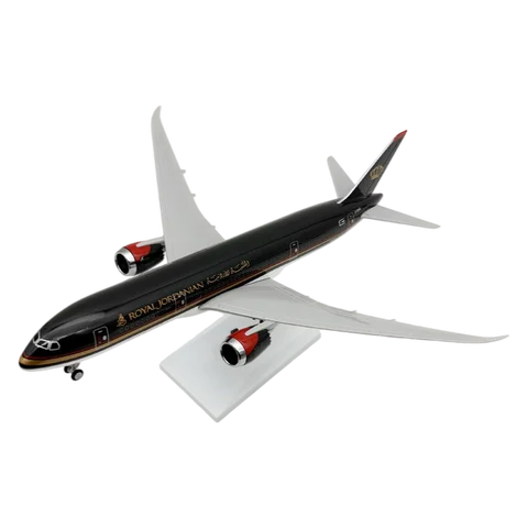 Boeing 787 Royal Jordanian 1/200 Scale Resin 31cm, Aircraft Model, Children Gift, Adult Collectible, Airport Toy, Miniature