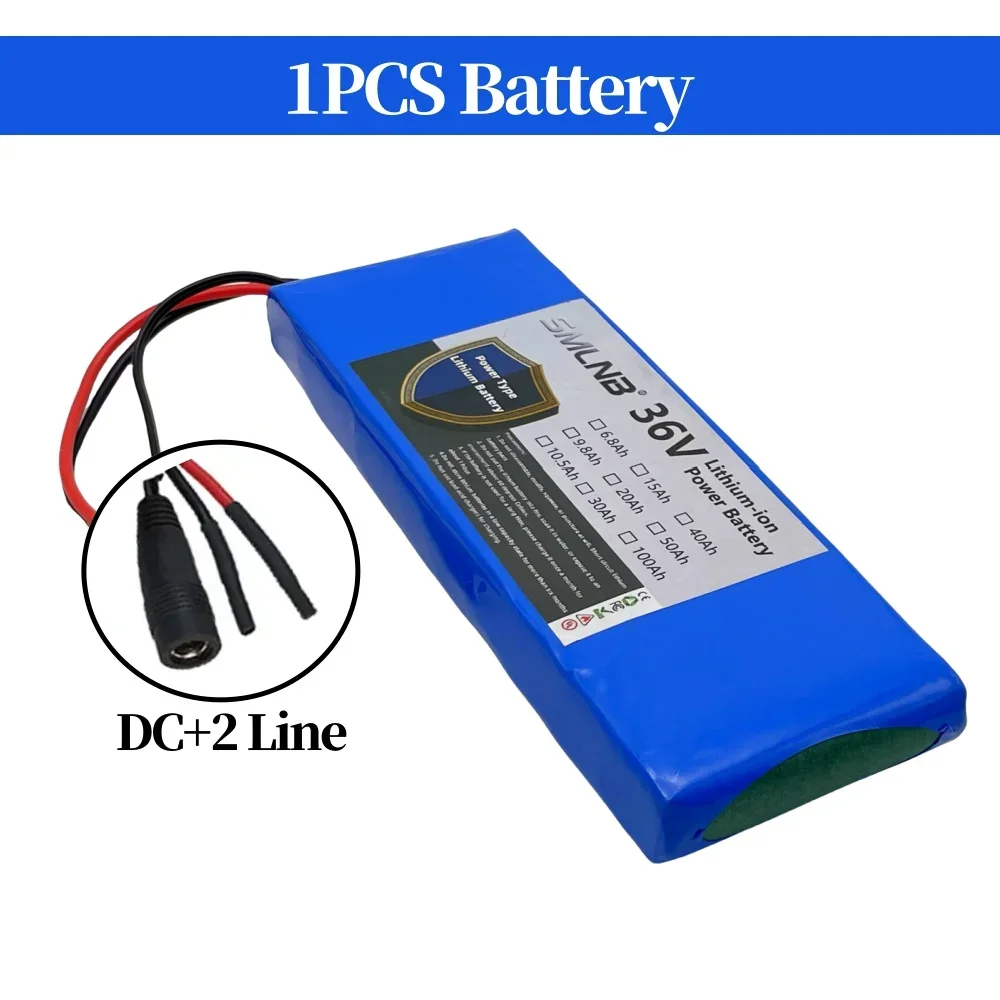 36V 6800mAh 18650 Lithium Li-ion Battery Pack 10S1P 15A BMS 500W Rechargeable Batteries Electric Car Bicycle Scooter image 3