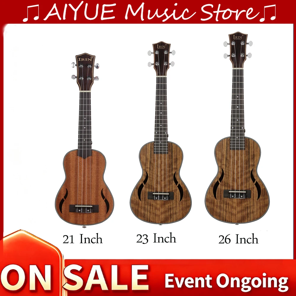 21/23/26 Inch Ukulele Hawaii Ukulele 4-tone Mini Portable Guitar Practicing Beginner Ukulele Plucked Musical Instruments