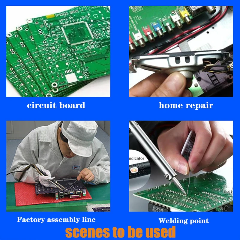 Adjustable Temperature Electric Soldering Iron 220V/110V 60W Welding Solder Rework Station Heat Pencil Tips Repair Tool Kit