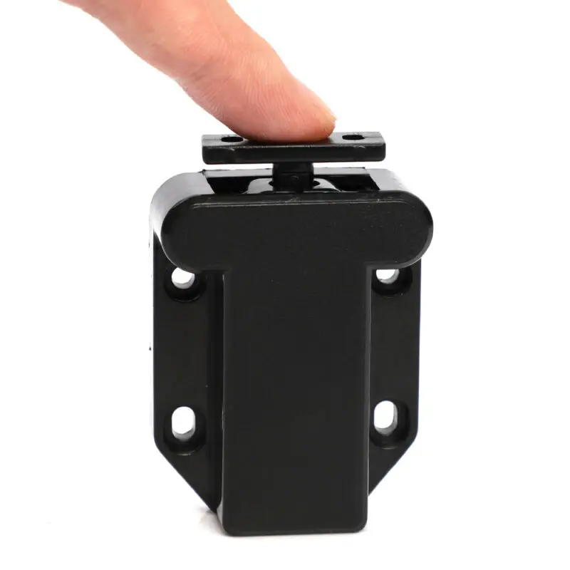 4PCS Touch Release Cabinet Latch for Drawers Push to Open Design for Easy Access in Kitchen and Bathroom Applications