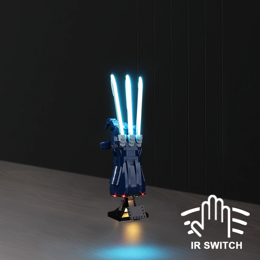 

LED Lighting Set Suitable for LEGO Wolverine's Adamantium Claws 76250 Lighting Gift (Excluding Building Blocks)