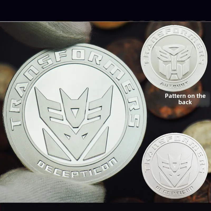 Hasbro Transformers Commemorative Coin Gold/silver Metal Coins Collectible Art Collection Gift Non-currency Coins Game Prop New