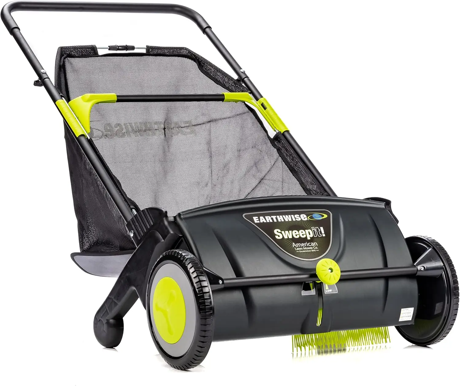 

LSW70021 21-Inch Width Leaf & Grass Push Lawn Sweeper, Black