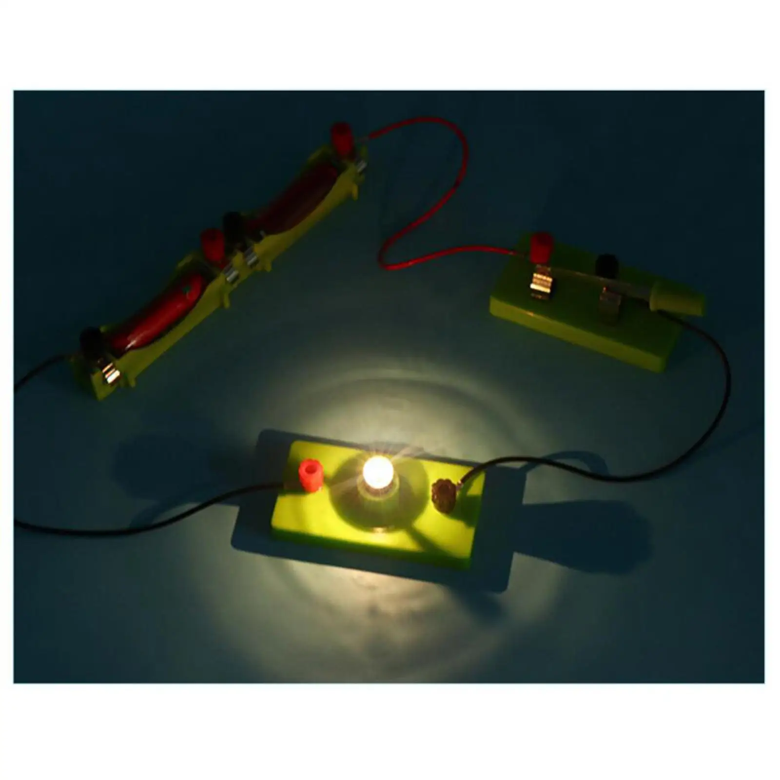 Electric Circuit Learning Kit for Children STEM Physics Science Starter Set with Small Bulbs Wires for Classroom Education