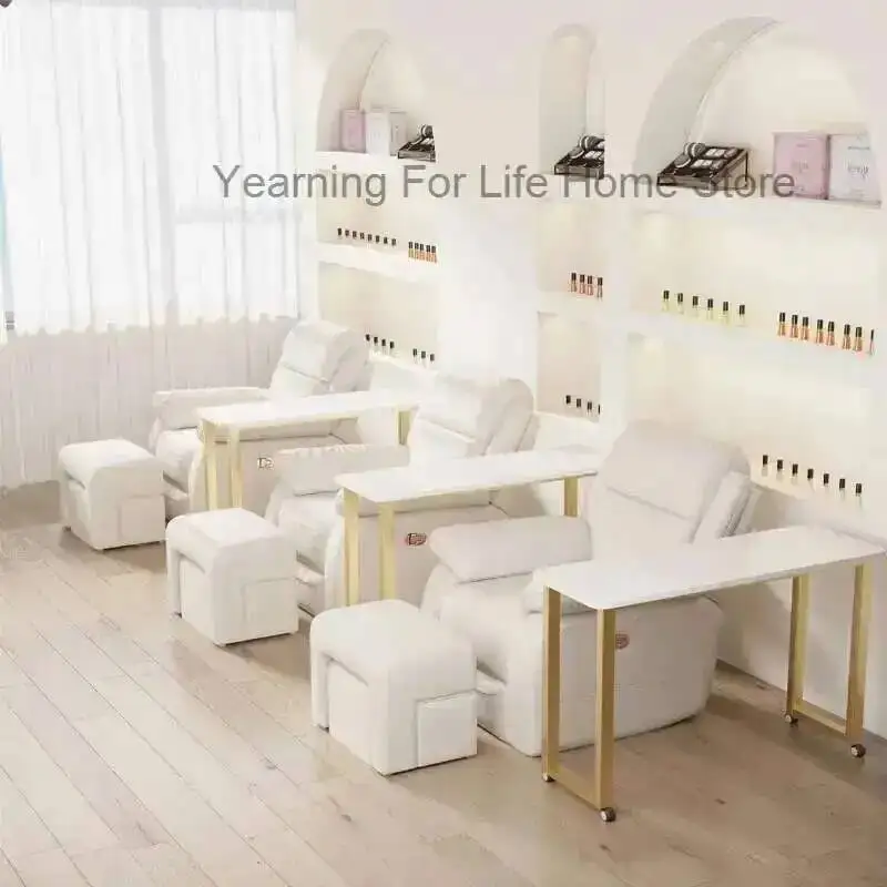 

Tables Perfume Designer Modern Trendy Beauty Nail Makeup Beauty Nail Tables Study Craft Throne Mesa De Manicure Lounge Furniture