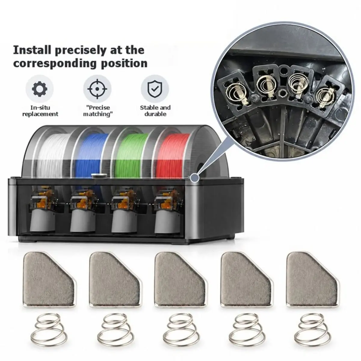 For H2D/H2C/P2S AMS2 Pro Filament Inlet Hall Magnet Component Magnet Replacement Part