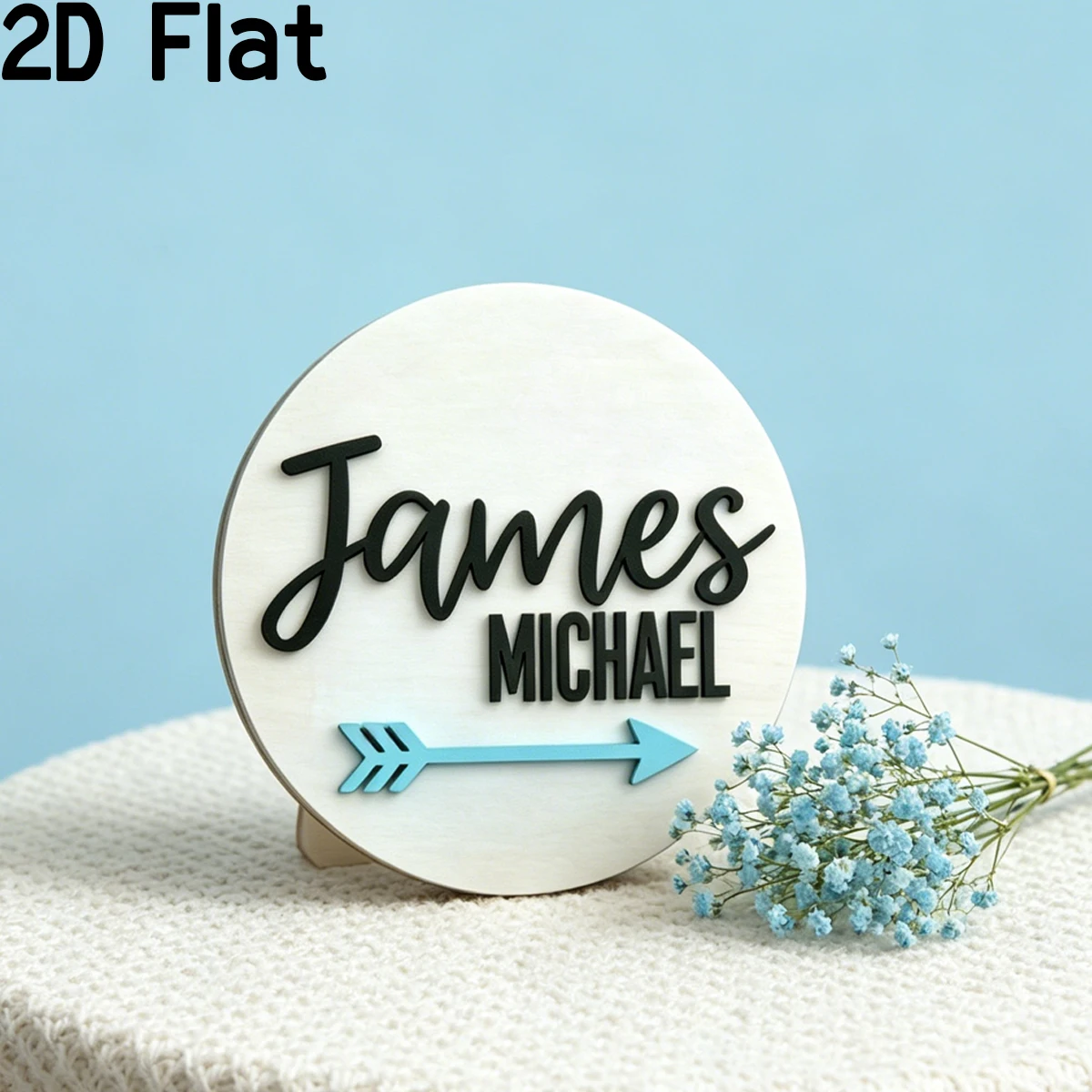 Custom Round Wooden Name Sign,Party Decor,Home Decor,Plaques,Photo Props,DIY Paintable,Valentines,Christmas,Halloween,Name Sign