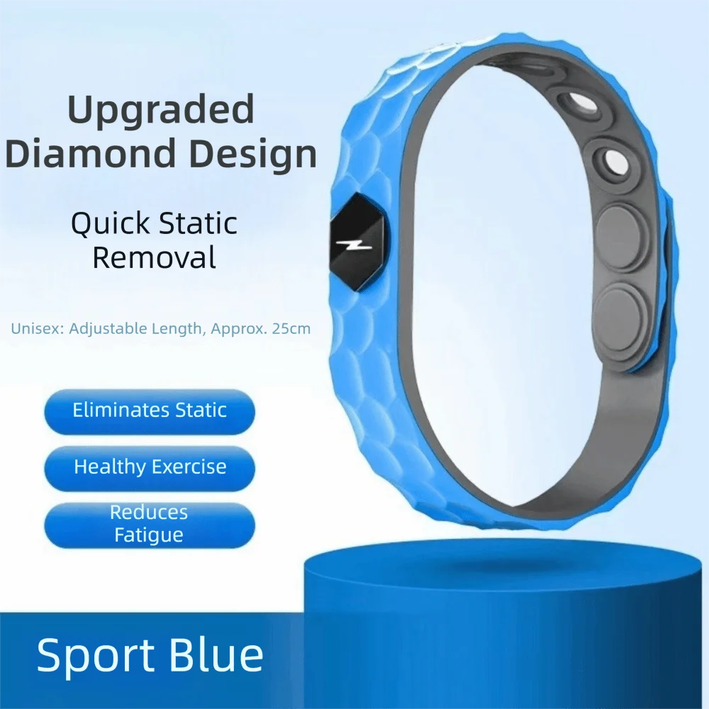 Antistatic Anti-static Bracelet Adjustable Silicone Anti-static Wrist Strap Gentle Care Portable Electrostatic Remover Bracelet