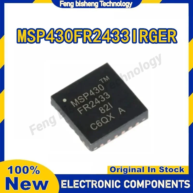 5 шт. MSP430FR2433IRGER MSP430FR2433 MSP430FR MSP430 MSP IC Chip VQFN-24 100% новый оригинал на складе