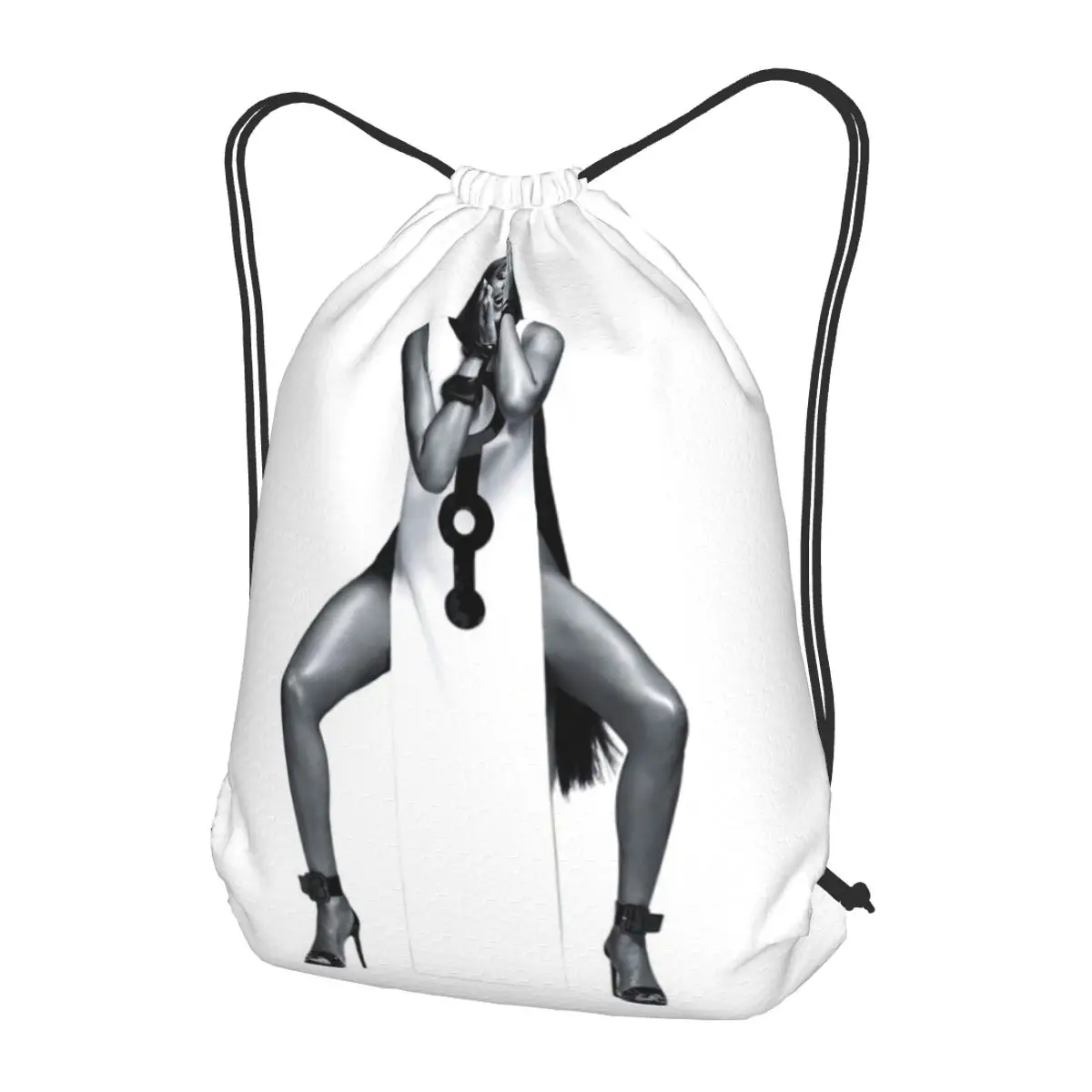 Naomi Campbell - Beautiful Model Backpacks Fashion Drawstring Bags Sports Bag Book Bags for Man Woman School