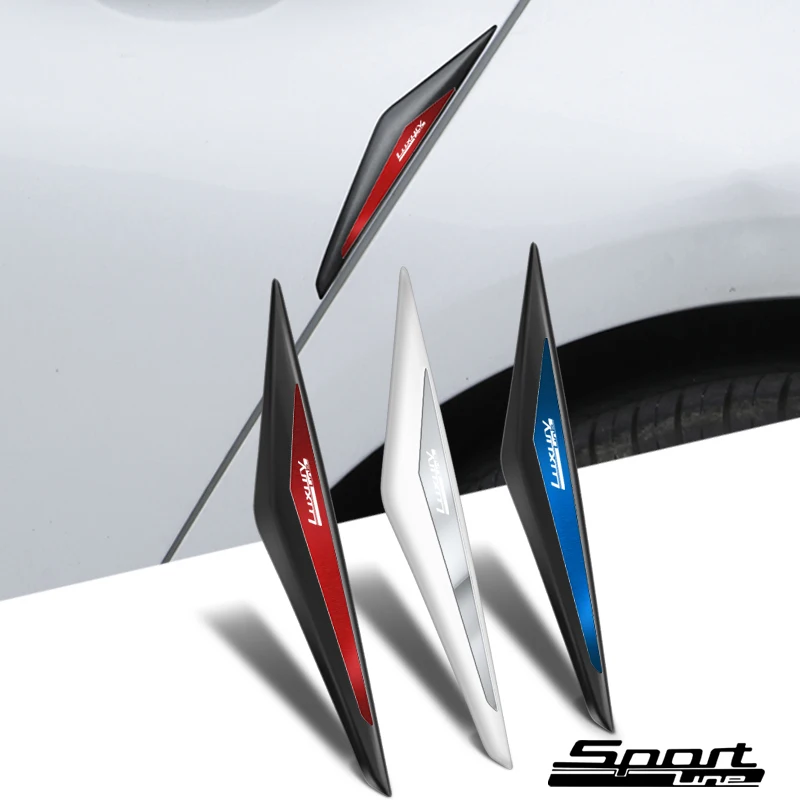 

4pcs pvc car stickers auto car accessories for bmw sportline luxuryline f20 f30 f31 f32 f33 f34 f36 f45 f46 f48 x1 x3 x5