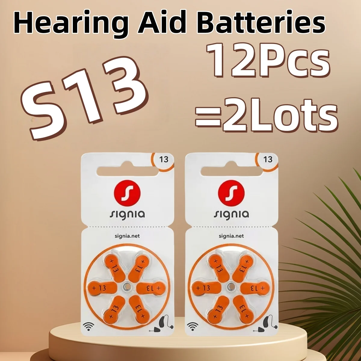 6-60 stuks 1.45V hoorapparaatbatterijen zink-lucht Signia A13 13A 13 P13 PR48 voor hoortoestellen