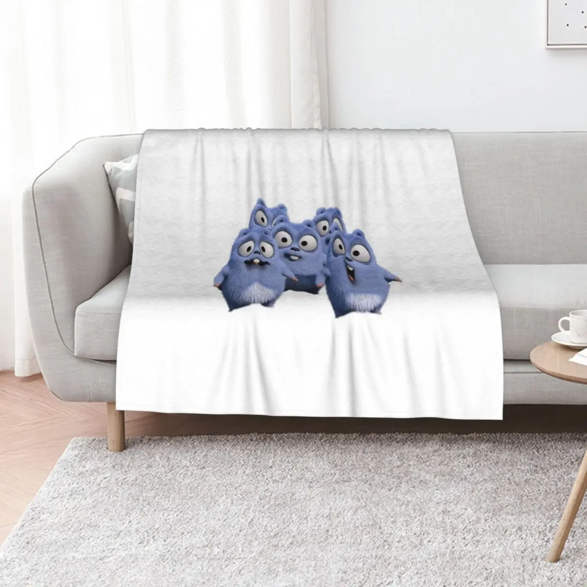 

Happy Lemmings Tabodi and Grizzy Throw Blanket Luxury Throw Hair wednesday manga Blankets