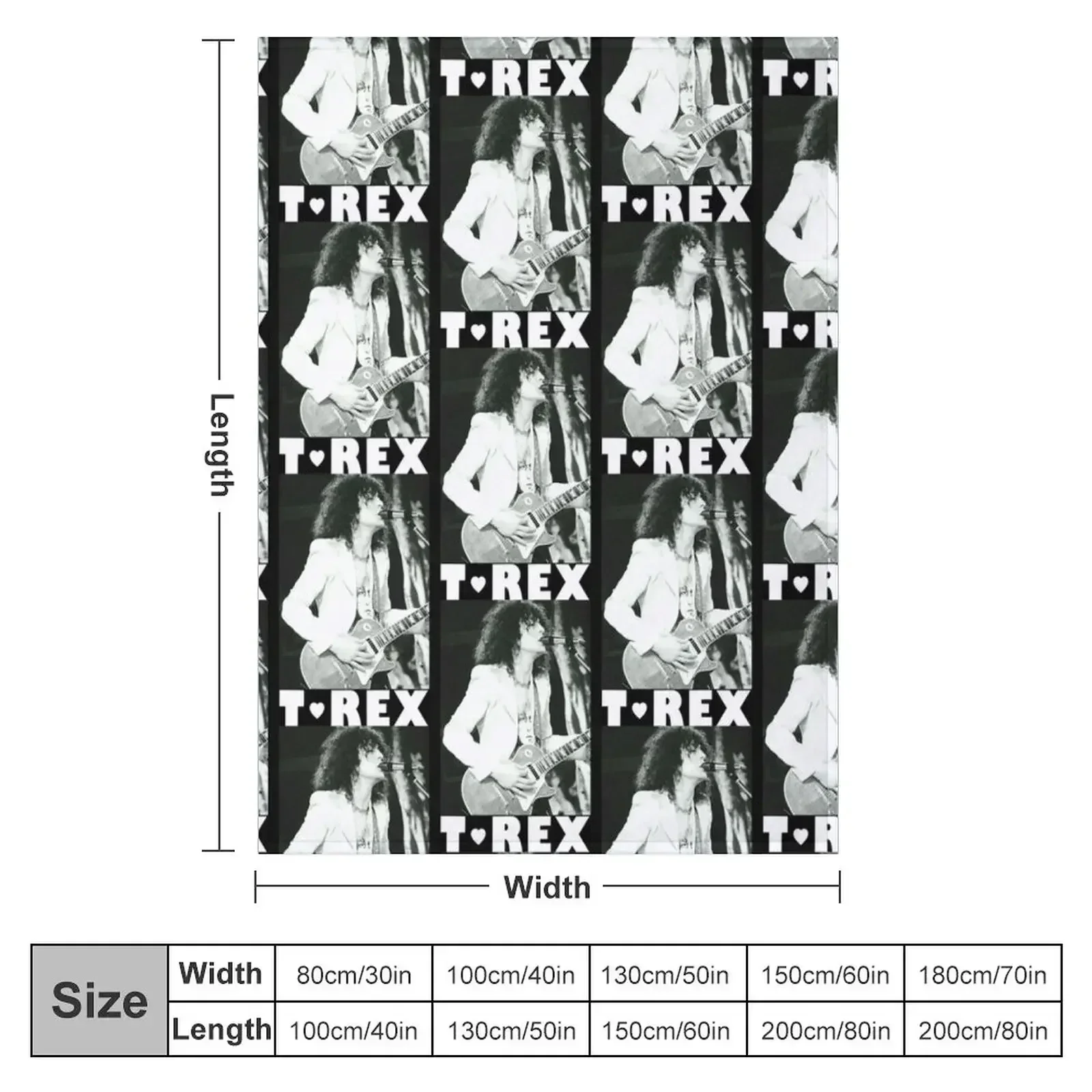 T Rex - Marc Bolan Throw Blanket halloween Blankets Sofas Of Decoration Sofa Thermal Blankets