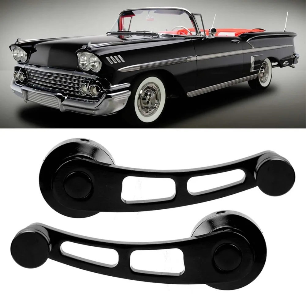 2pcs Alloy Window Handle Riser Winder Crank Fit for Chevrolet Classic Car