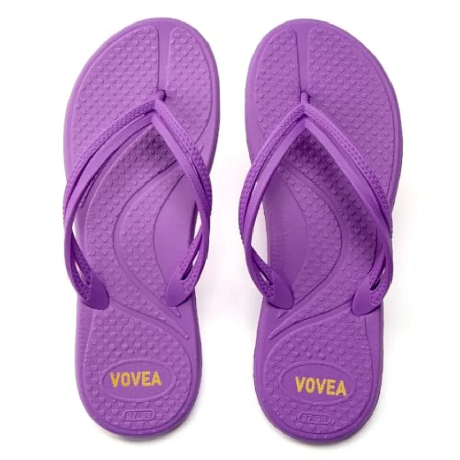 

VOVEA Flip Flops For Women Non-Slip Bathroom Shower Shoes Cushion foam Indoor and Outdoor Sandals