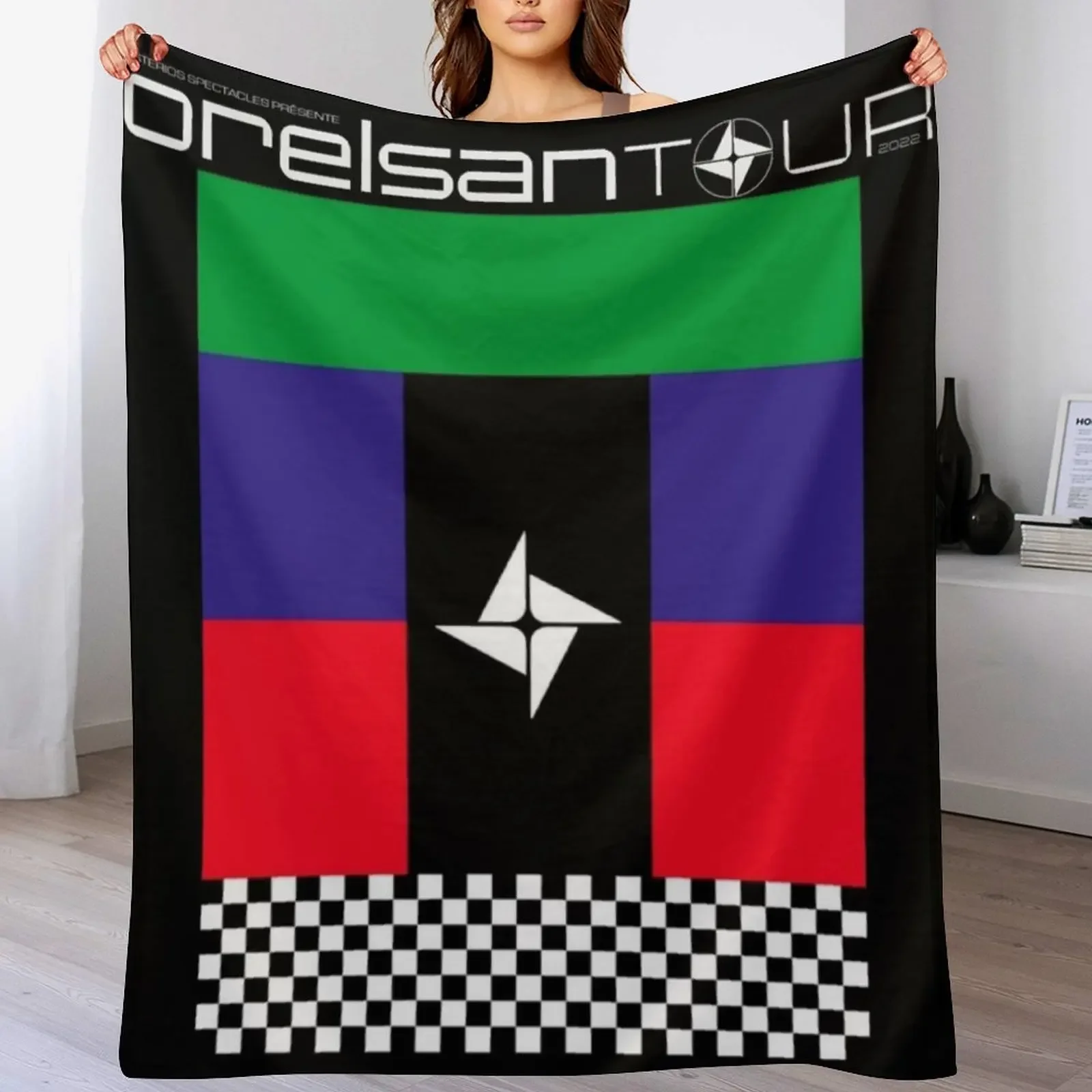 

Orelsan Throw Blanket Plaid Warm Picnic Luxury St Blankets