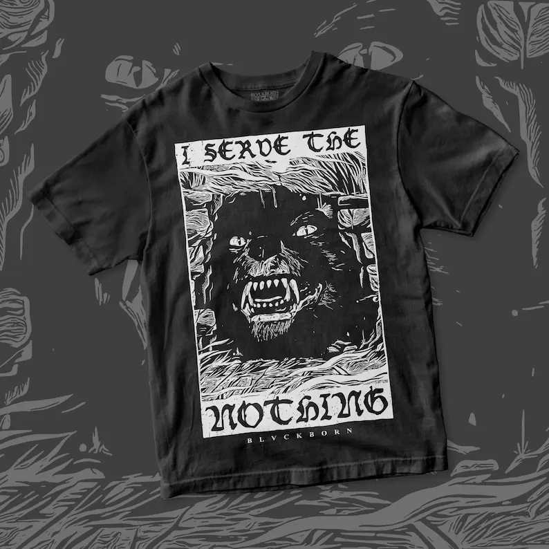 I Serve The Nothing cotton shirt