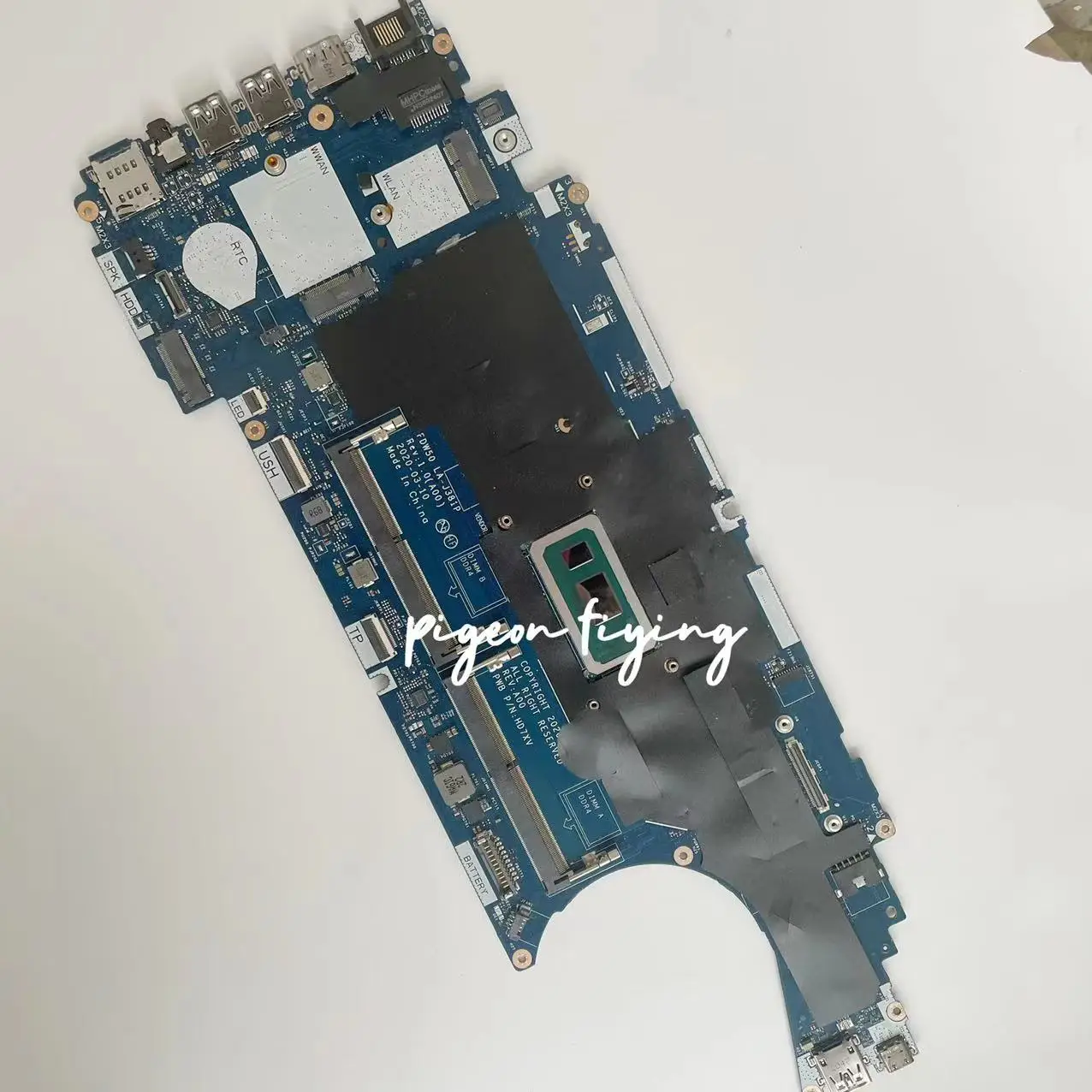 Imagem -04 - para Dell Latitude 5510 Laptop Motherboard Cpu I510310u Srgkx Ddr4 Cn0j67m8 0j67m8 J67m8 100 Testado ok Fdw50 La-j381p