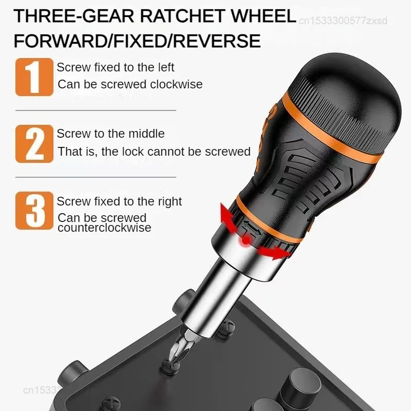Imagem -03 - Ratcheting Screwdriver Grupo Porca Magnética Manutenção Especializada Ajustável Ferramentas Manuais Portáteis Multifuncionais Diy Xiaomi-9 in