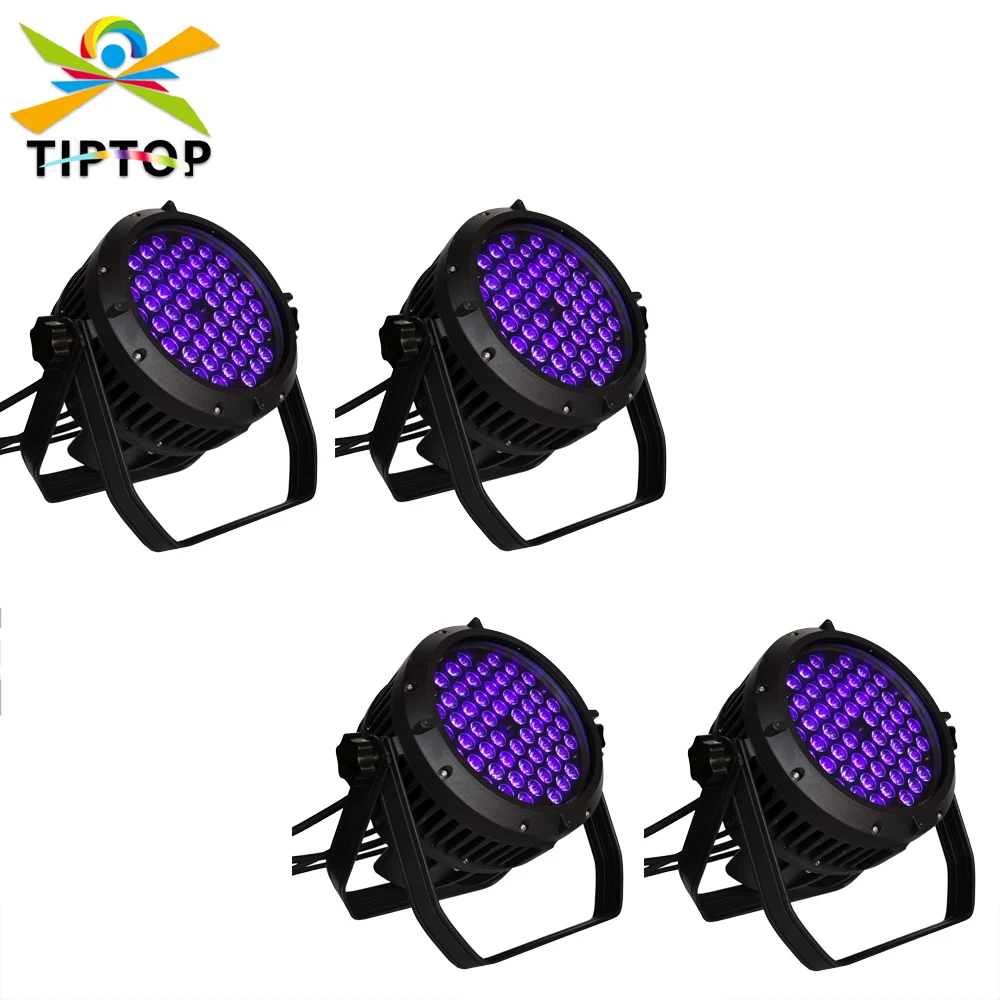 

Black Lights TIPTOP 54X3W UV LED Blacklight Uplights Par Lights Stage Lights DMX Control for Disco Stage Lighting Wedding