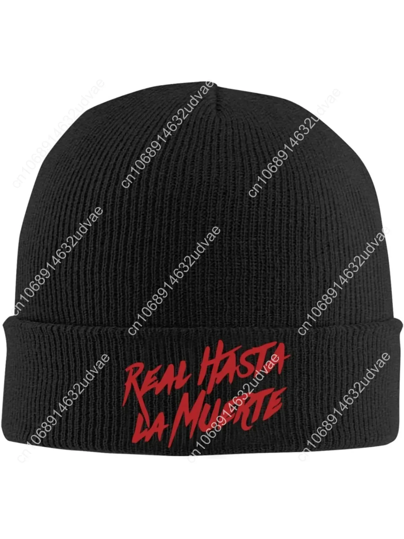 

Anuel Music AA Knitted Hat Warm Winter Hats Fashion Casual Pullover Hats Unisex for Outdoor Sport Travel Black