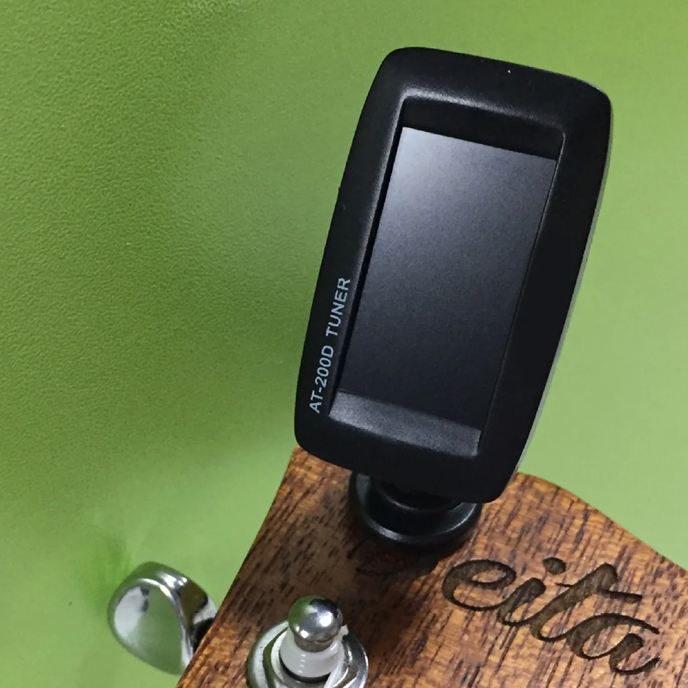 

Guitar Tuner Universal Bass Ukulele Violin LCD Screen Precision ±0 5 Cents Auto 3 Color Indicator Easy Clip
